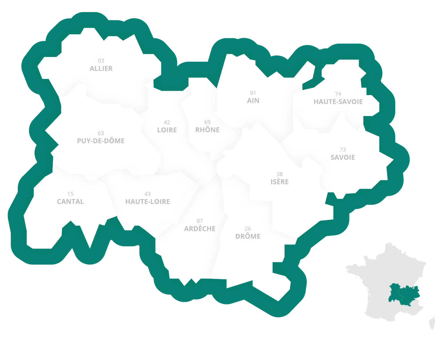 CRTE Carte région Tourisme Equestre Auvergne Rhone Alpes